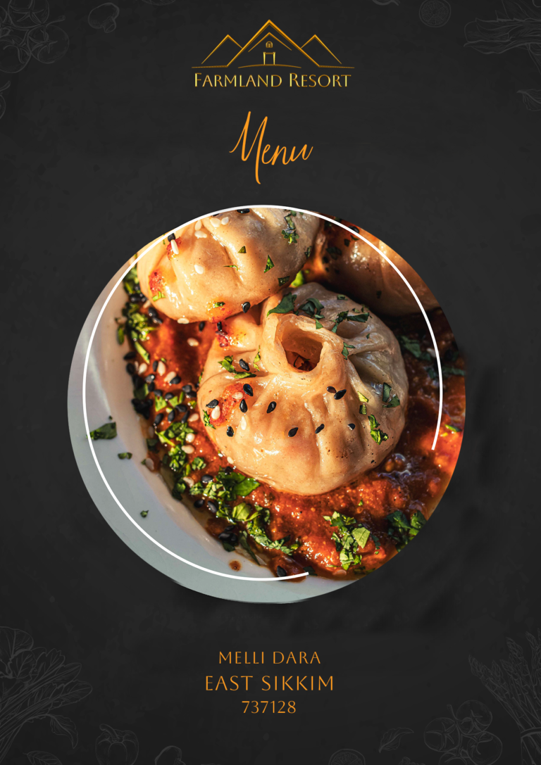 Farmland Resort Menu Cover