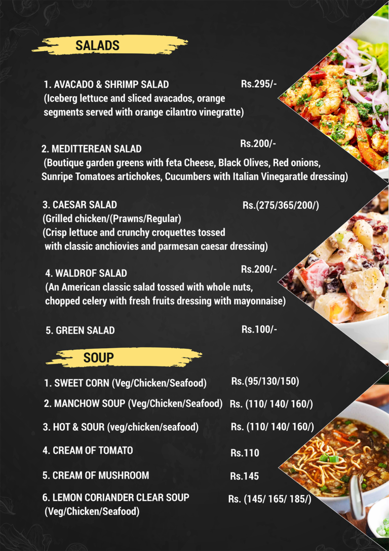 Farmland Resort Menu 3